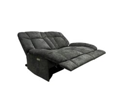 Rackhams Torino 1 Seater Recliner Sofa - Silver - thumbnail 4