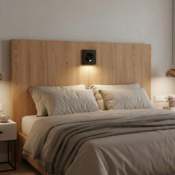 Rackhams 3 Watt Square Black Recessed LED Reading Lamp For Bed - thumbnail 3