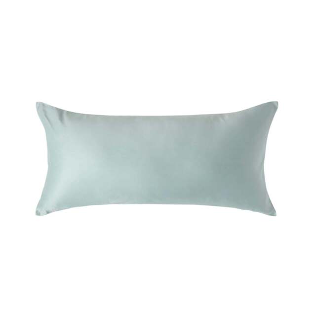 Rackhams Organic 400 TC Egyptian Cotton Sateen Pillowcase, European Size - Blue - 40 x 80 cm - image 1