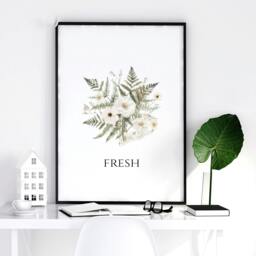 Rackhams Laundry Room Pictures - Set of 2 wall art prints - A2 16.54 x 23.39 in / 42 x 59.4 cm - Satin Photo paper 280 gsm - Oak Frame - thumbnail 6