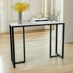 Rackhams Faux Marble Console Table - thumbnail 3