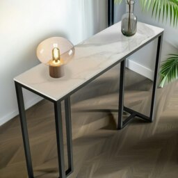 Rackhams Faux Marble Console Table - thumbnail 4
