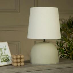 Rackhams Sage Ceramic Table Lamp - thumbnail 1
