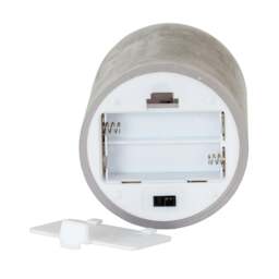 Rackhams Luxe Collection Melting Electric Candle - Grey - Grey - 23cm x 9cm x 9cm - 100% Mixed - thumbnail 2
