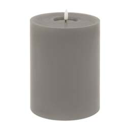 Rackhams Luxe Collection Melting Electric Candle - Grey - Grey - 23cm x 9cm x 9cm - 100% Mixed - thumbnail 3