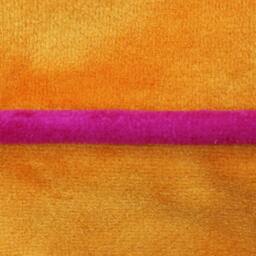 Rackhams Meridian Cushion Cover - Clementine/Hot Pink - 55 x 55cm - Clementine/Hot Pink - 100% Polyester - thumbnail 3