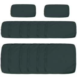 Rackhams Garden Rattan Sofa Cushion Polyester Cover Replacement Outdoor- No Cushion Included, Dark Grey - thumbnail 1