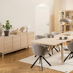 Rackhams Linley 4 Door Sideboard in White Oak - White Oak - 180 - 1 - thumbnail 6