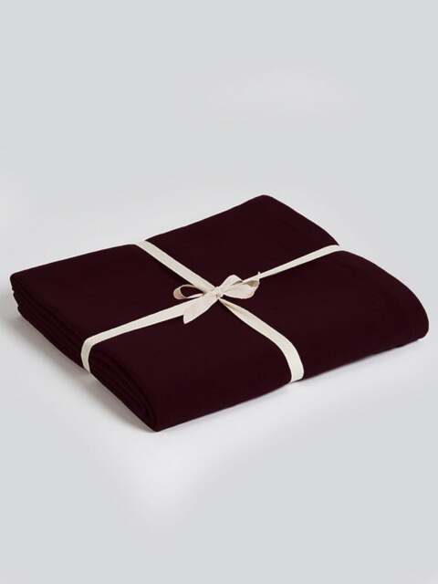 Rackhams GOTS Organic Cotton Yoga Blanket - Raspberry - image 1