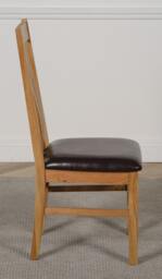 Rackhams Princeton Solid Oak Dining Chair - Brown - 1 - thumbnail 3