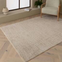 Rackhams Laurent LA06 Geo Beige Rug - 120x160cm - thumbnail 2