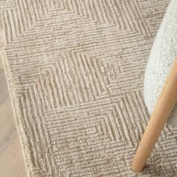 Rackhams Laurent LA06 Geo Beige Rug - 120x160cm - thumbnail 3