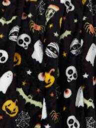 Rackhams Spooky Halloween Mix Fleece Throw -  Black - thumbnail 3