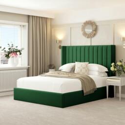 "Rackhams Madison Bed Frame with 54"" Headboard - Super King - Grey" - thumbnail 6
