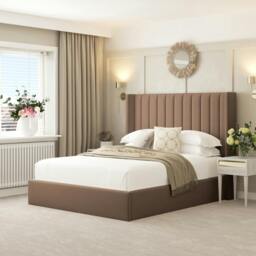 "Rackhams Madison Bed Frame with 54"" Headboard - Super King - Grey" - thumbnail 5