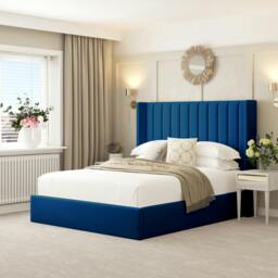 "Rackhams Madison Bed Frame with 54"" Headboard - Super King - Grey" - thumbnail 4