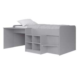 Rackhams Single, Pilot Cabin Bed, Grey - Single - Single - thumbnail 1