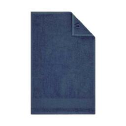 Rackhams Island 30 Cotton Guest Towel - Blue - One Size - Blue - 100% Cotton - thumbnail 3