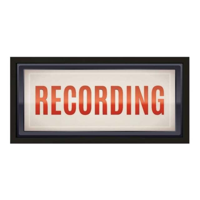 Rackhams Framed Wall Art Print - Retro Recording Studio Sign - image 1
