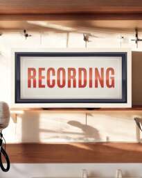 Rackhams Framed Wall Art Print - Retro Recording Studio Sign - thumbnail 5