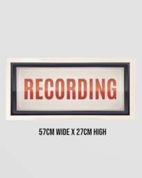 Rackhams Framed Wall Art Print - Retro Recording Studio Sign - thumbnail 6