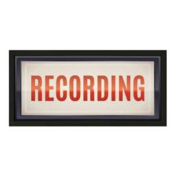 Rackhams Framed Wall Art Print - Retro Recording Studio Sign - thumbnail 1