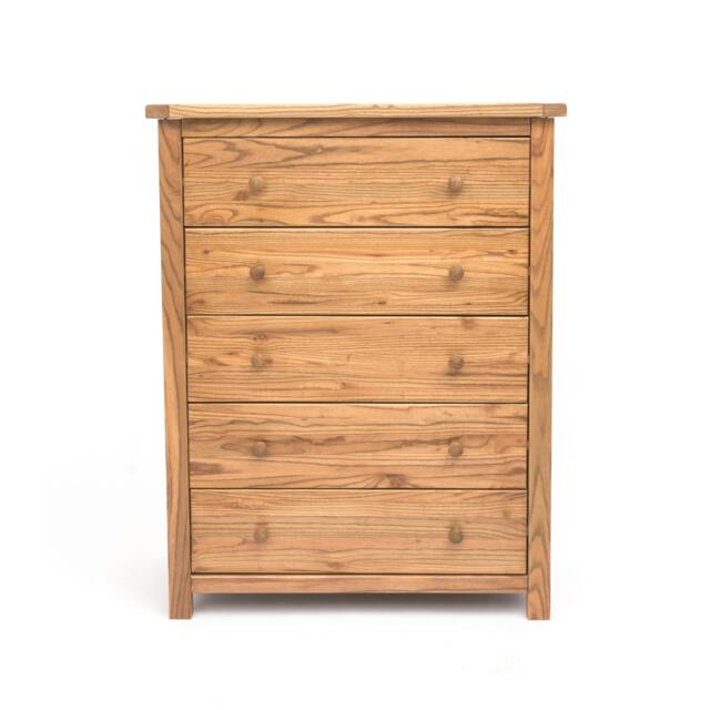 Rackhams Trivento 5 Drawer Chest of Drawers Wood Knob - Natural - image 1