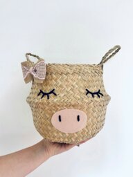 Rackhams Little Bow Pig Basket - Small - thumbnail 2