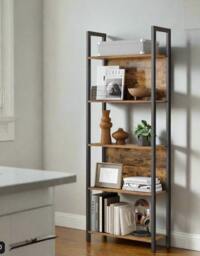Rackhams 6-Shelf Industrial Bookcase with Steel Structure - thumbnail 6