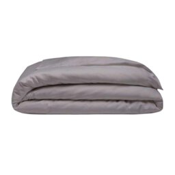 Rackhams 400 Thread Count Egyptian Cotton Oxford Duvet Cover - Pewter - Single - Pewter - 100% Egyptian Cotton - thumbnail 2