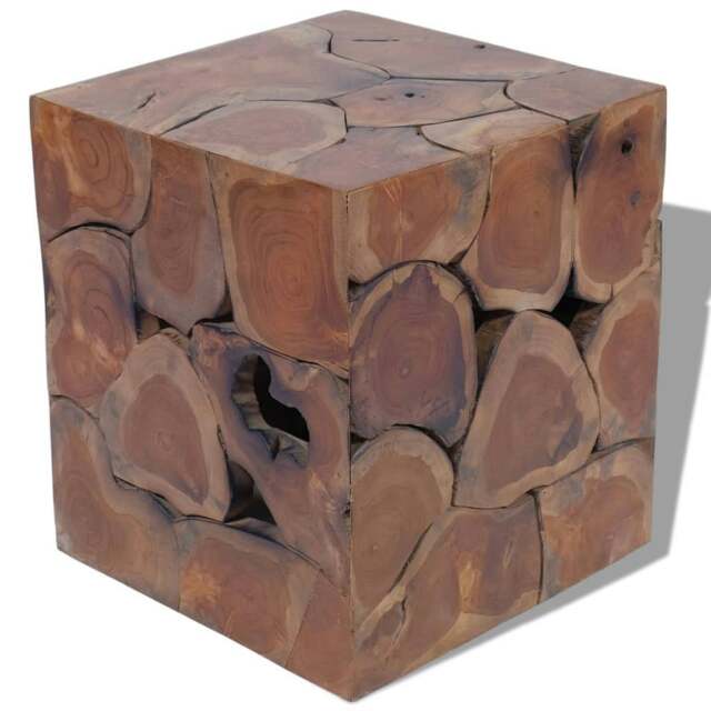 Rackhams Stool Solid Teak Wood