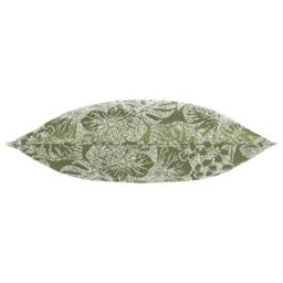 Rackhams Bali Jacquard Botanical Cushion Cover - Olive - 50cm x 50cm - Olive - 100% Polyester - thumbnail 3