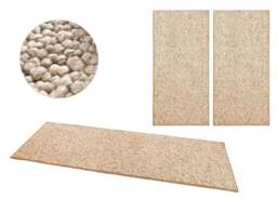 Rackhams Tufted Wool-Look 3 pcs Beige Rug Set - 3 pcs 67X250 cm 67X140 cm 67x140 cm - thumbnail 1