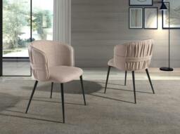 Rackhams Brown Fabric Chair 4146 - thumbnail 3