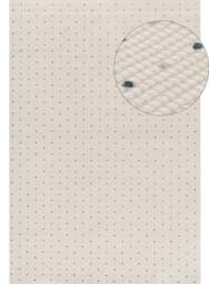 Rackhams Carmel Cream-Blue Dots Rug - 6080 - 120X170 cm