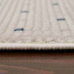 Rackhams Carmel Cream-Blue Dots Rug - 6080 - 120X170 cm - thumbnail 4