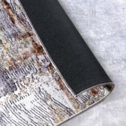 Rackhams Shortpile Rug Copper Gold – Abstract Modern - 80X150 cm - thumbnail 4