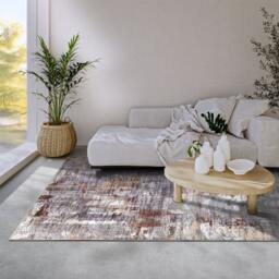 Rackhams Shortpile Rug Copper Gold – Abstract Modern - 80X150 cm - thumbnail 6