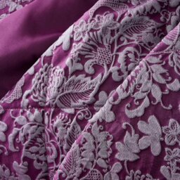Rackhams Sandringham Plum Duvet Cover Set - Plum - Polycotton - Double - thumbnail 3