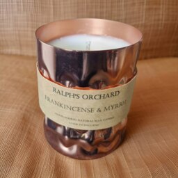 Rackhams Frankincense & Myrrh Scented Candle - Matte Black Tin - thumbnail 5