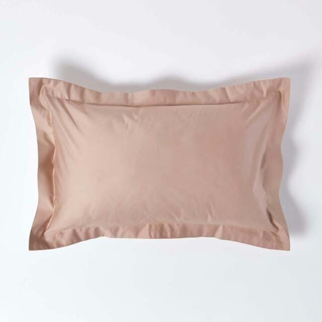 Rackhams Premium 1000 TC Egyptian Cotton Sateen Weave Oxford Pillowcase, Standard Size - Moonlight Beige - image 1