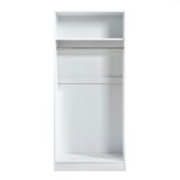 Rackhams Highbury 2 Door Double Wardrobe - White - thumbnail 3