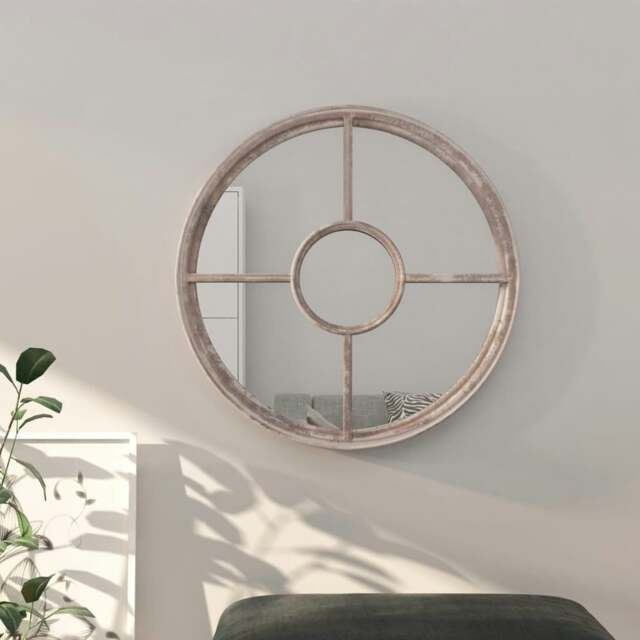 Rackhams Mirror Sand 60x4 cm Iron Round for Indoor Use