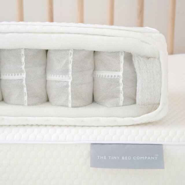 Rackhams Tiny Dreamer Plus™ - Luxury Pocket Sprung Cot Bed Mattress (160 x 80cm) - Mattress Only - image 1
