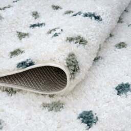Rackhams Moodi Shaggy Green Drizzle Rug - 120X170 cm - thumbnail 4