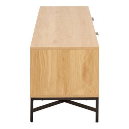 Rackhams Jaipur TV Unit With 3 Doors 176cm Wide in Oak - 1 - thumbnail 3