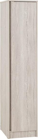 Rackhams Malvern 1 Door Wardrobe - Urban Snow - image 1