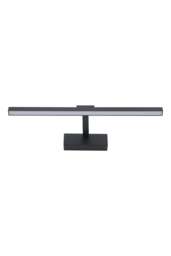 Rackhams Modern Front Mirror LED Vanity Wall Light - Black - One Size - thumbnail 2