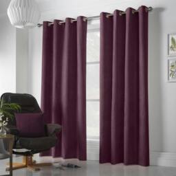 Rackhams Velvet Chenille Ring Top Curtains - Silver - 142cm width x 137cm drop - thumbnail 2