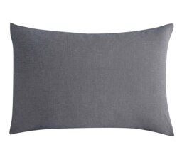 Rackhams Pillowcase Pair - Charcoal - Standard - thumbnail 2